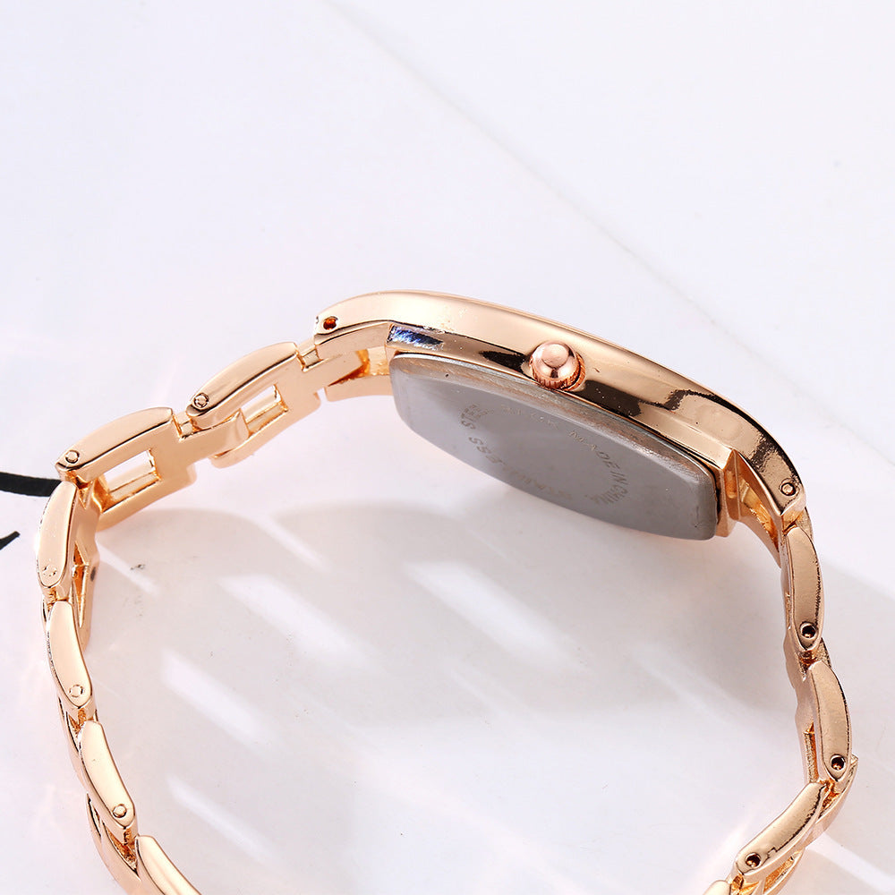Personalized Simple Women's Quartz Watch With Diamond