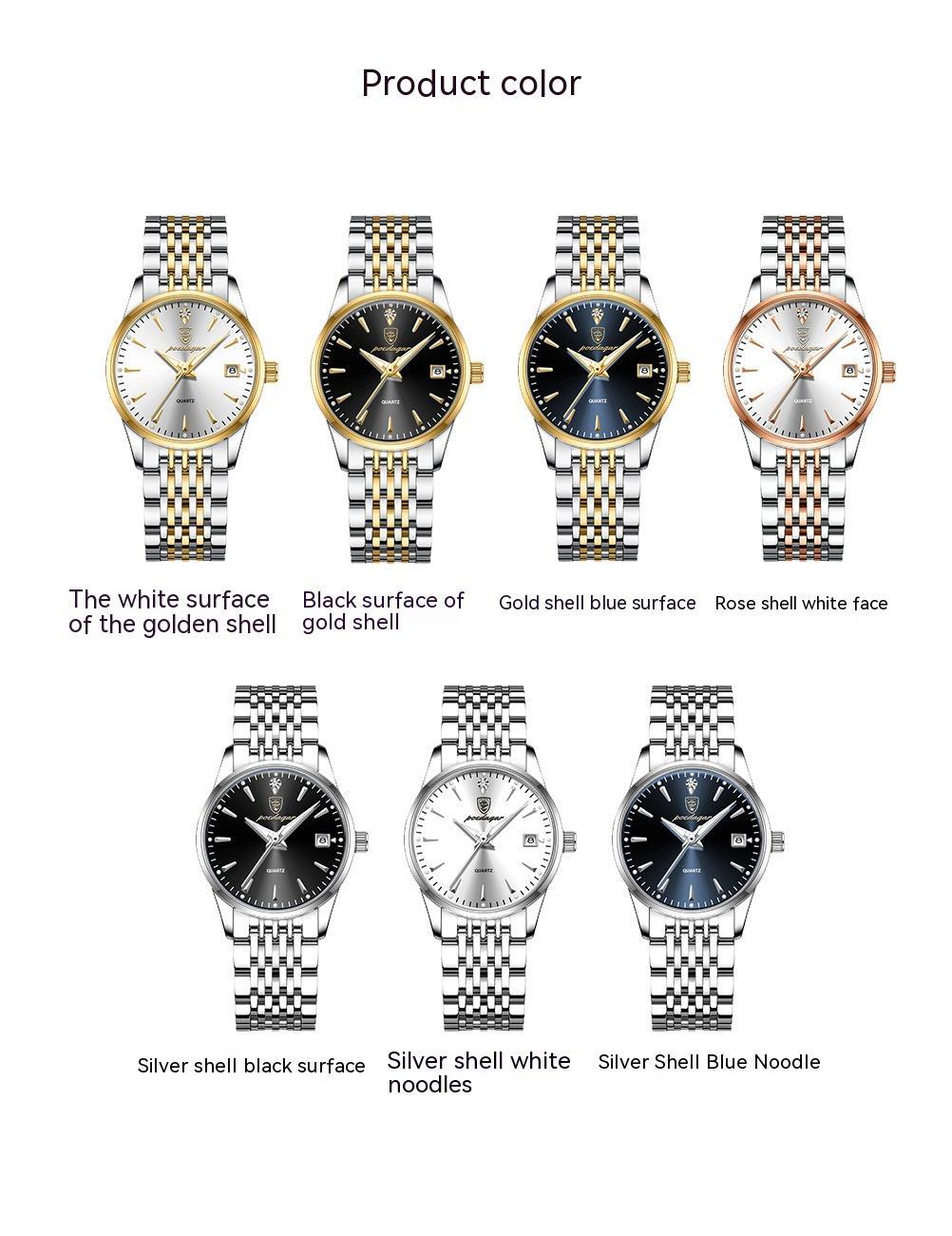 Waterproof Luminous Ultra-thin Women's Watch Casual Quartz